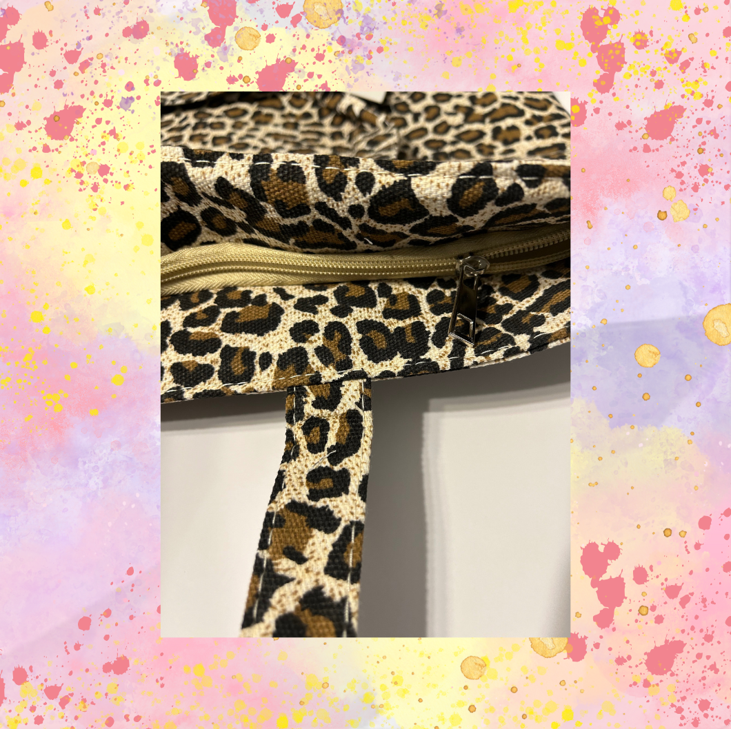 Leopard Print Tote Bag
