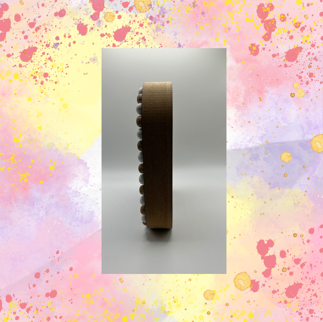 Say Grace Wood Beaded Tabletop Block Sign 5.75 x 5.75