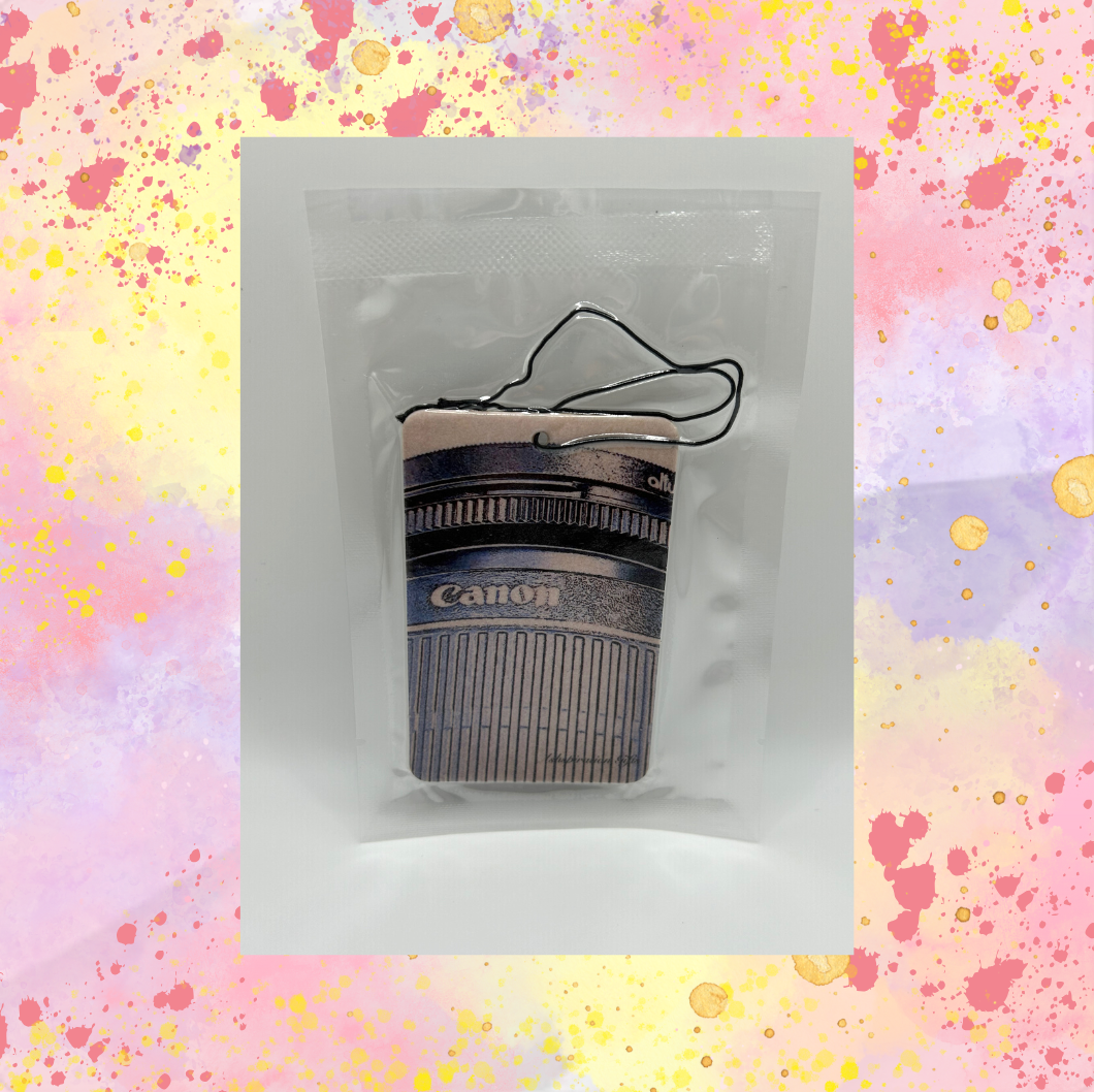 Canon Camera Car Air Freshener - Vanilla Scented (Add to cart to see discount)