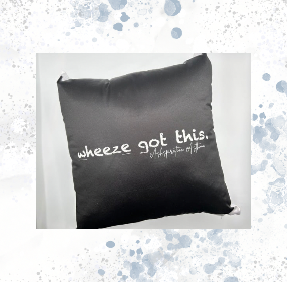 Ashspiration Asthma Wheeze Got This 16x16 Pillow (Only One Available At This Time)