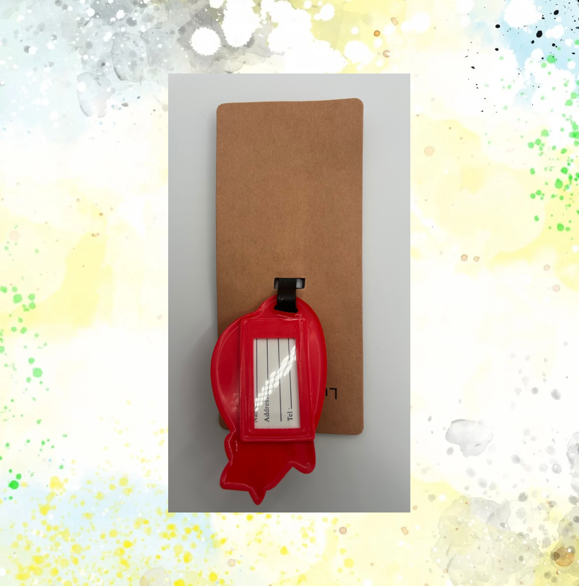 Airplane Luggage Tag