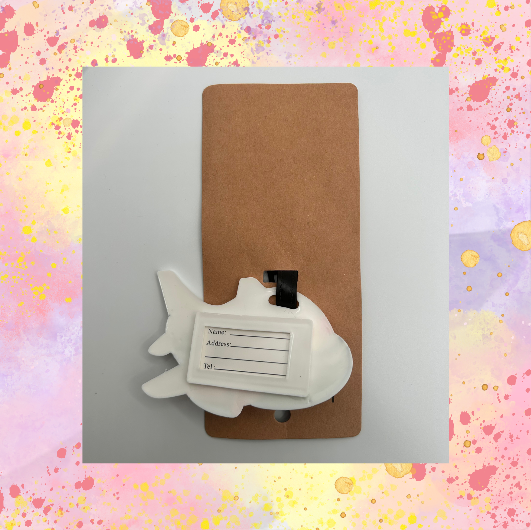 Plane Luggage Tag