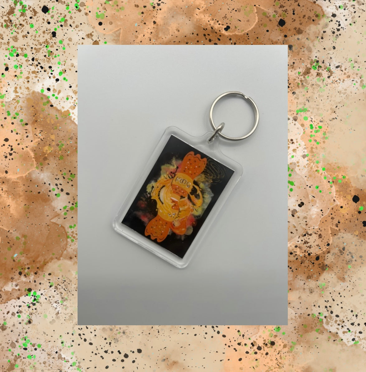Tornado Fizz In A Bottle 2.6x1.7 Rectangular Keychain - Universal Image