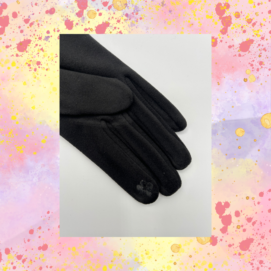 Black Smart Touch Gloves