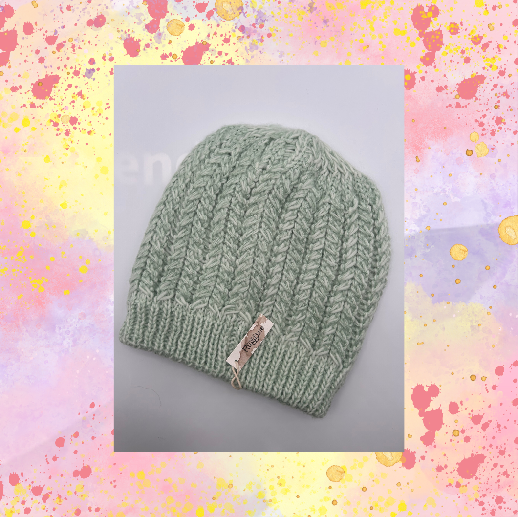 Light Weight Mint Green Winter Hat