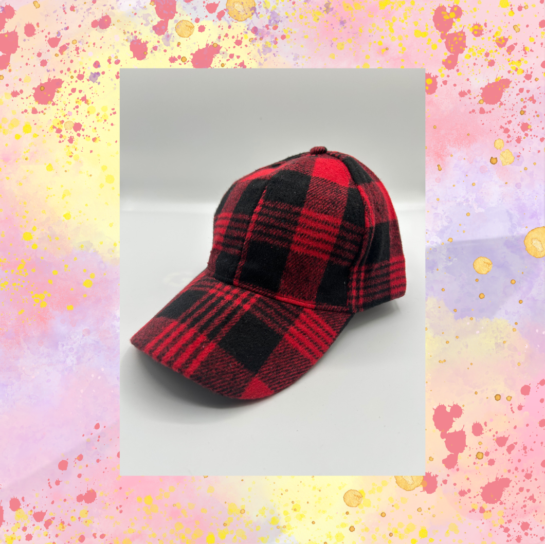 Plaid Flannel Hat