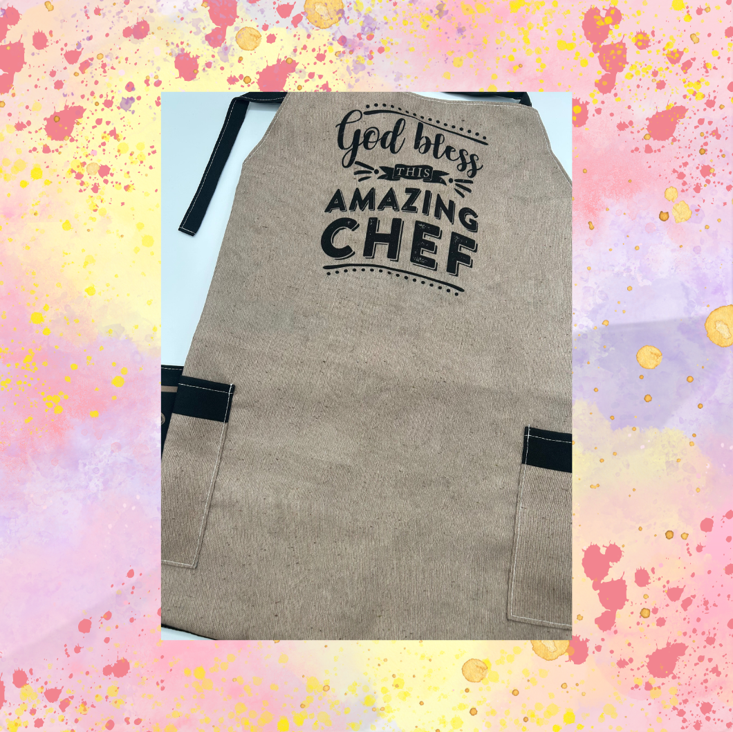 God Bless This Amazing Chef Apron