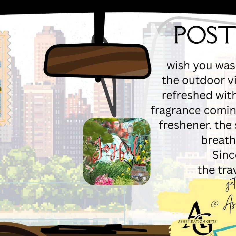 LASGC The Joy and Beauty Of Nature Care Air Freshener - Ecclesiastes 3:11 , He hath made everything beautiful in his time... - (Pineapple Scent)