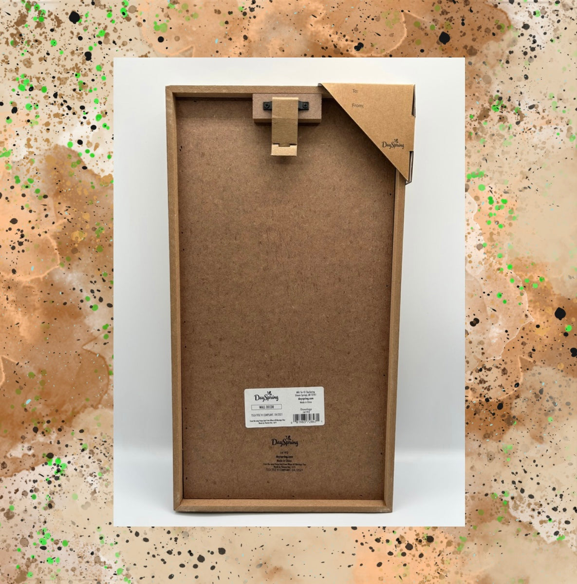 Praise God Framed Wall Art       Width = 8 and 1/8 inches   Length = 15 and 3/16 inches - Universal image