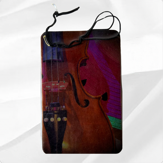 Violin Car Air Freshener - Vanilla Scented (Add to cart to see discount)