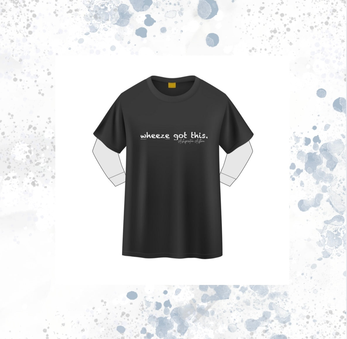 Ashspiration Asthma Wheeze Got This Adult Short Sleeve T-Shirt (Size Medium)