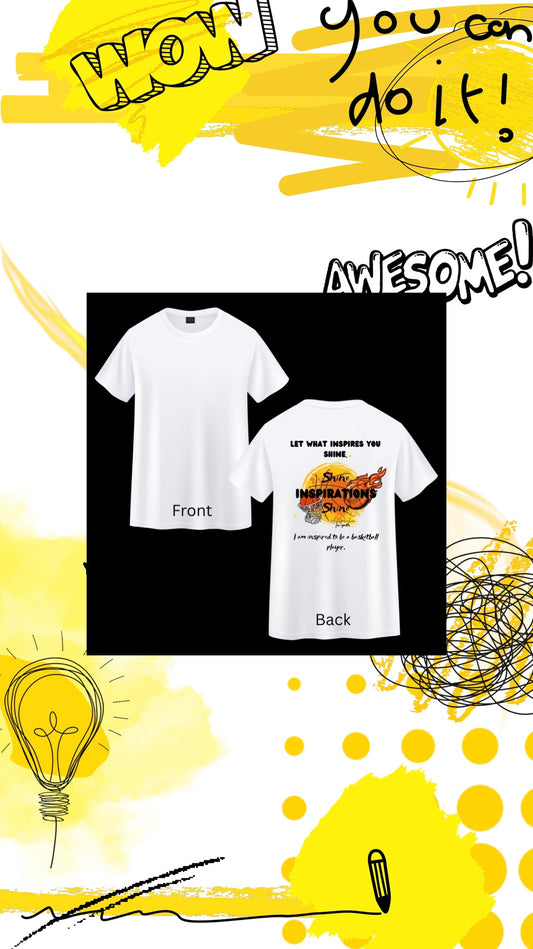 Ashspirashine For Youth Boy - Basketball T-Shirt (Large)