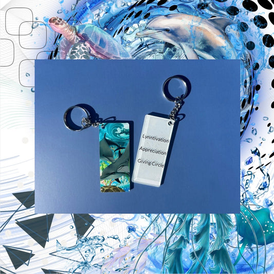 LAGC Dolphin Keychain (External Printing)