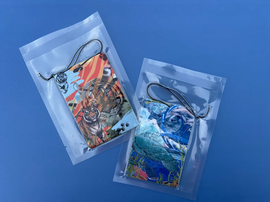 LAGC Tiger Car Air Freshener (Pineapple Scent)