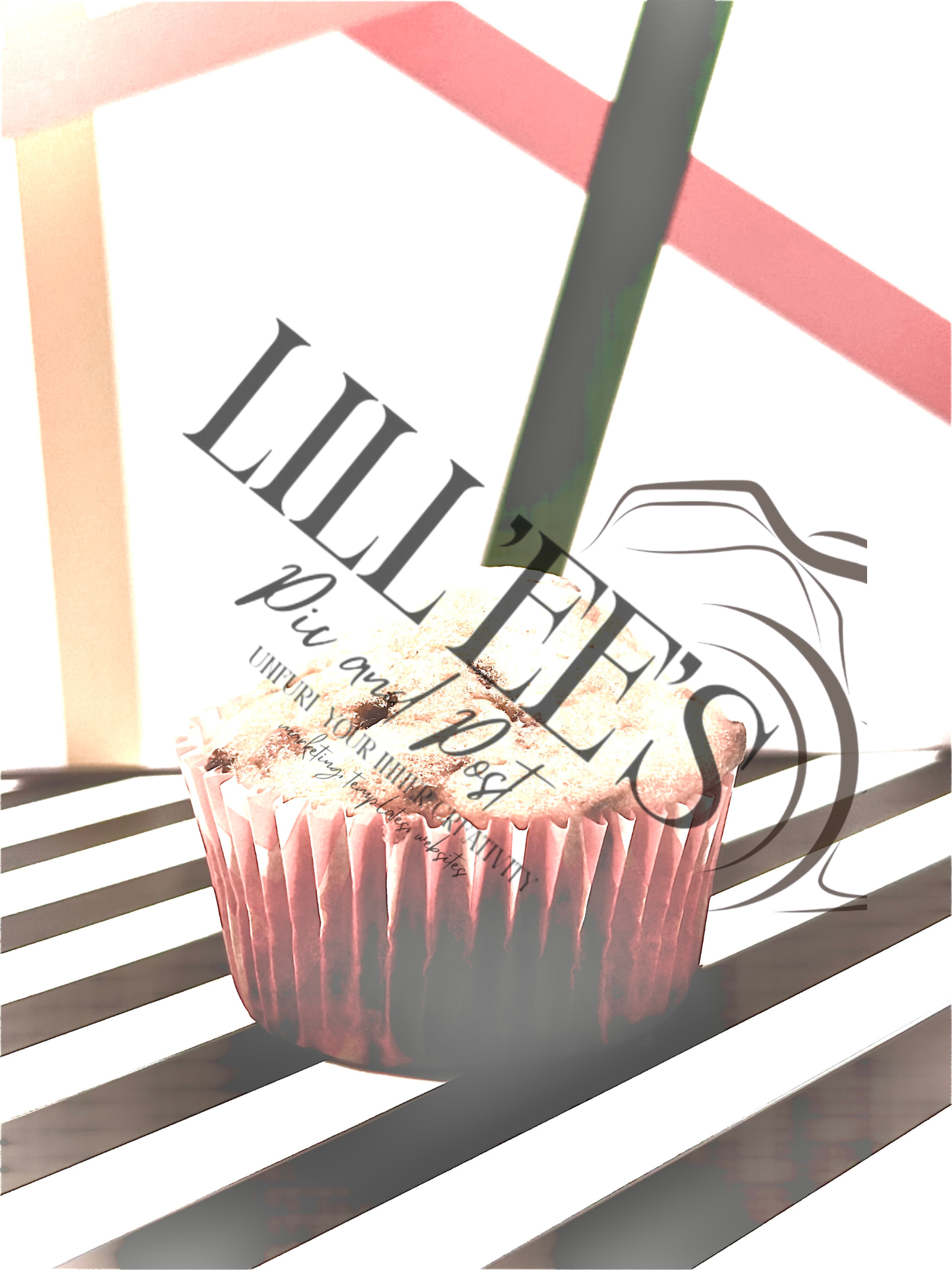 muffin. sweet treat. baking. (4 by 6 Photo)