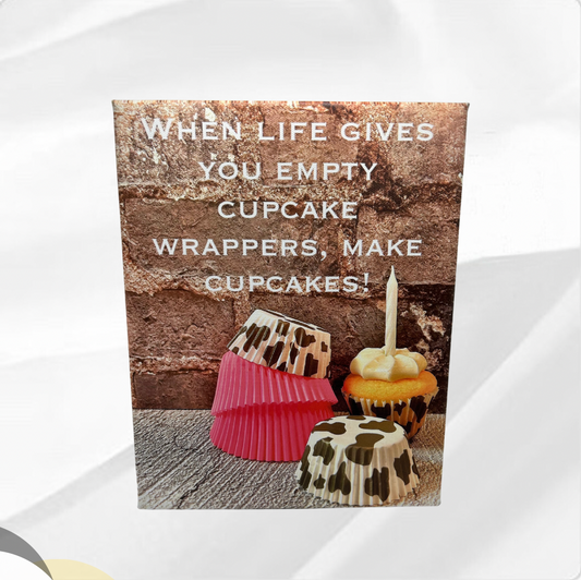 8 x 10 Cupcake Canvas