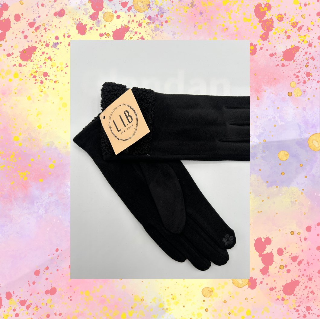 Black Smart Touch Gloves