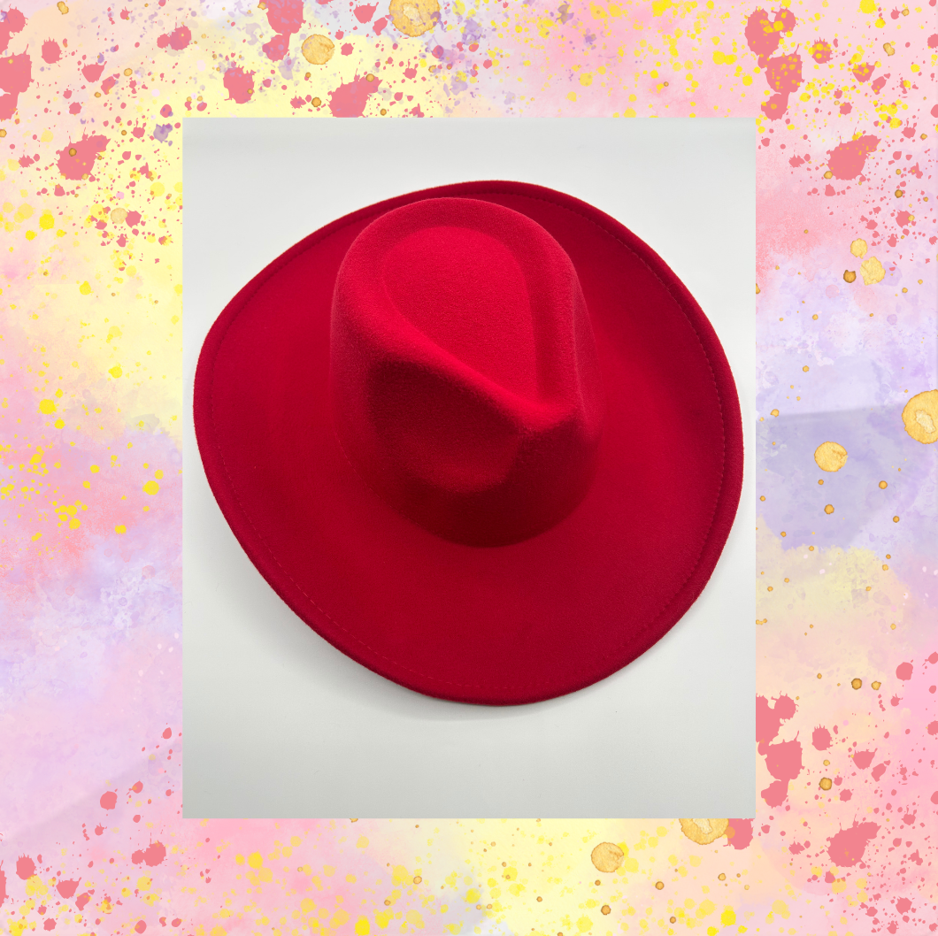 Red Cowgirl Hat