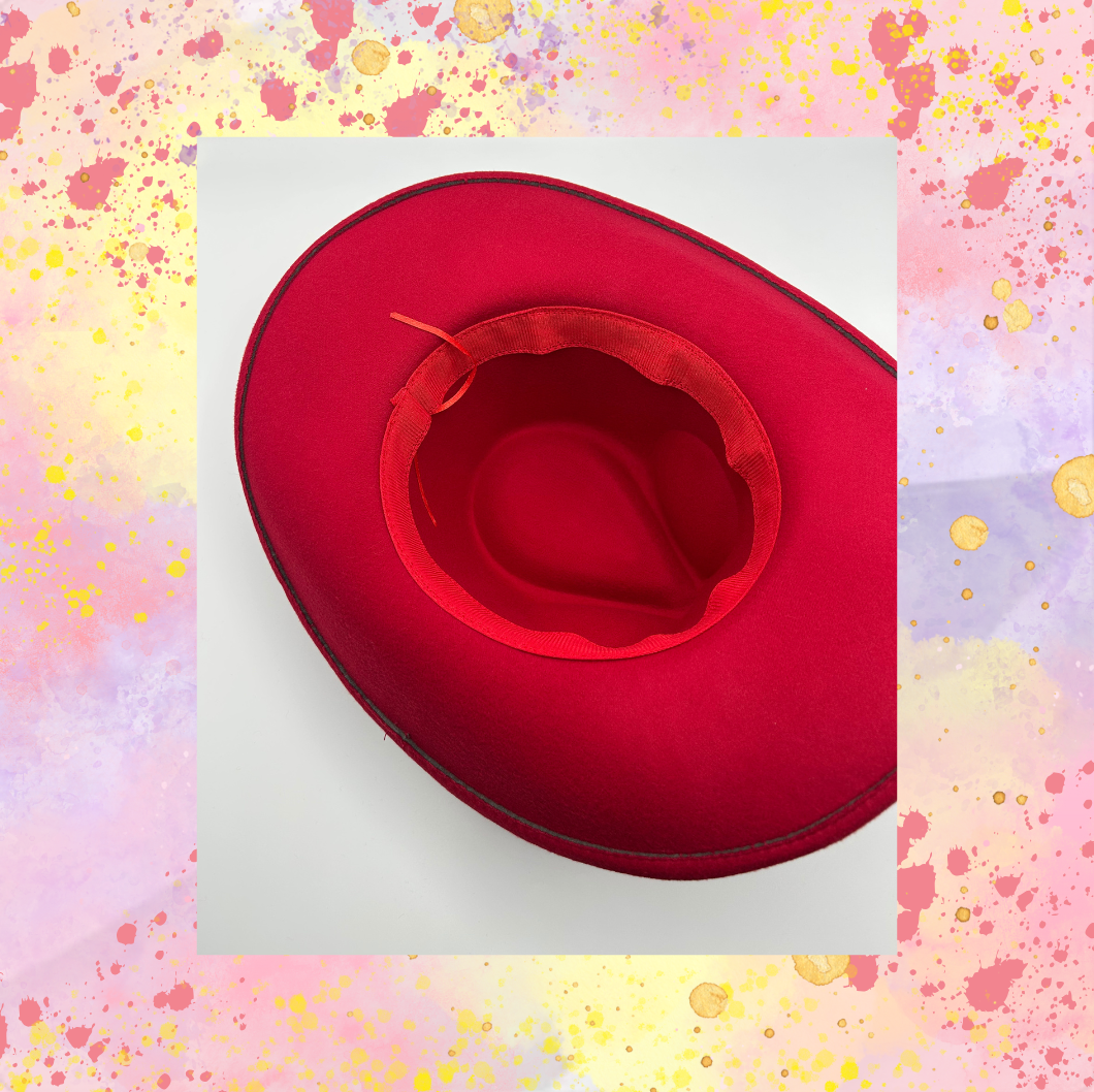 Red Cowgirl Hat