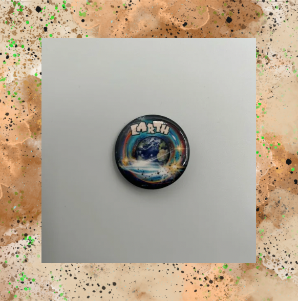 Planet Earth 1.5" Button - Universal Image