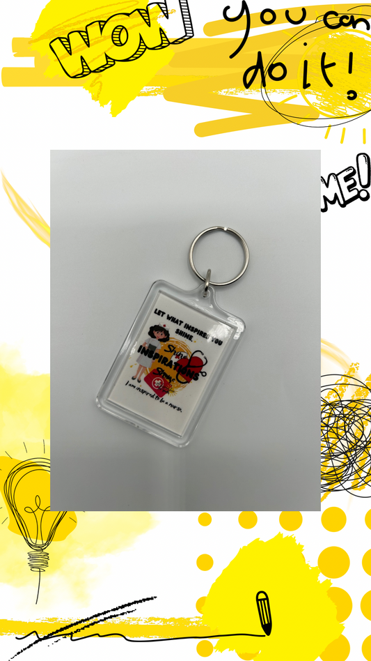 Ashspirashine Career Inspired Nurse Keychain For Youth - Gifts For Her