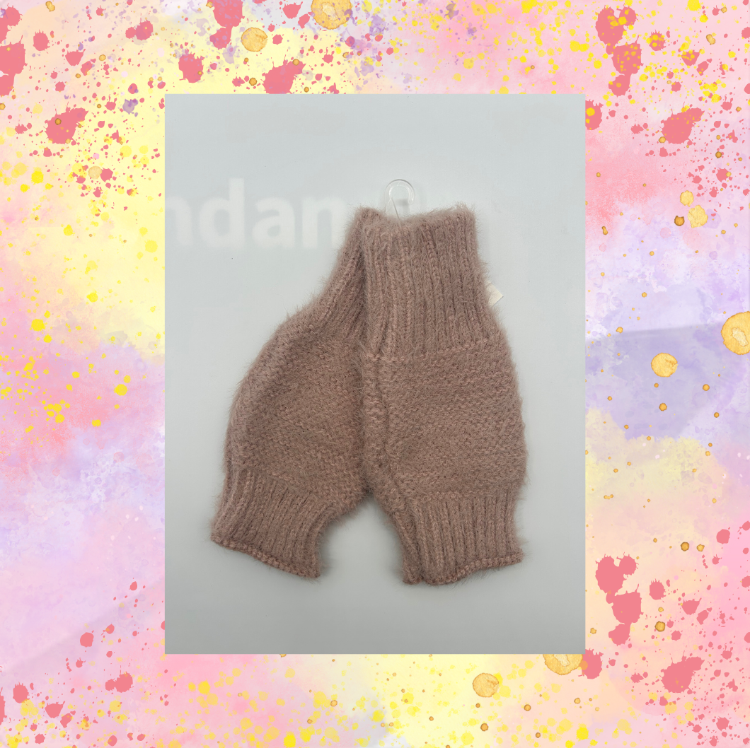 Mauve Fingerless Gloves