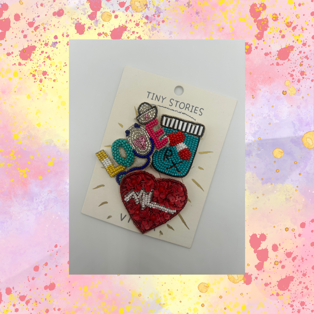 Nurse Pins (Set Of Three Pins)