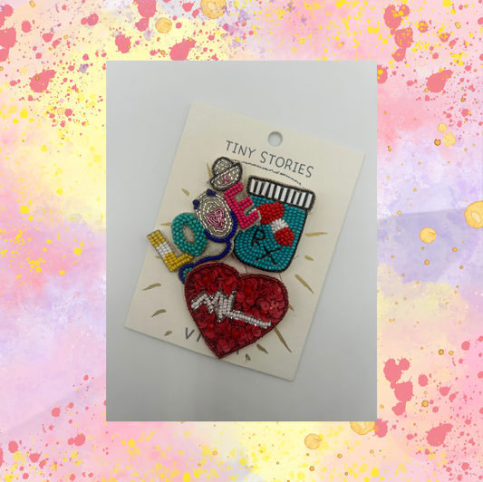 Nurse Pins (Set Of Three Pins)