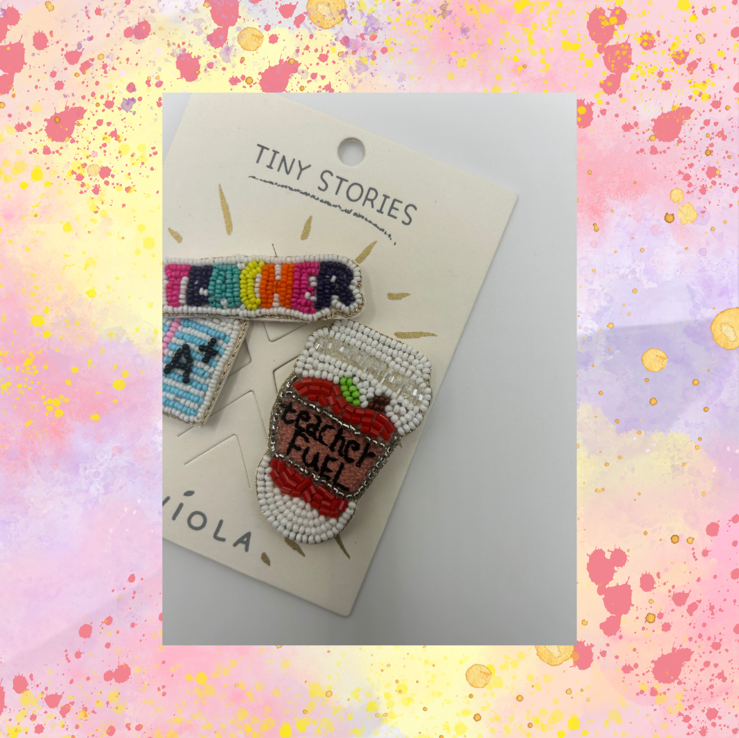 Teacher Pins (Set of Three Pins)