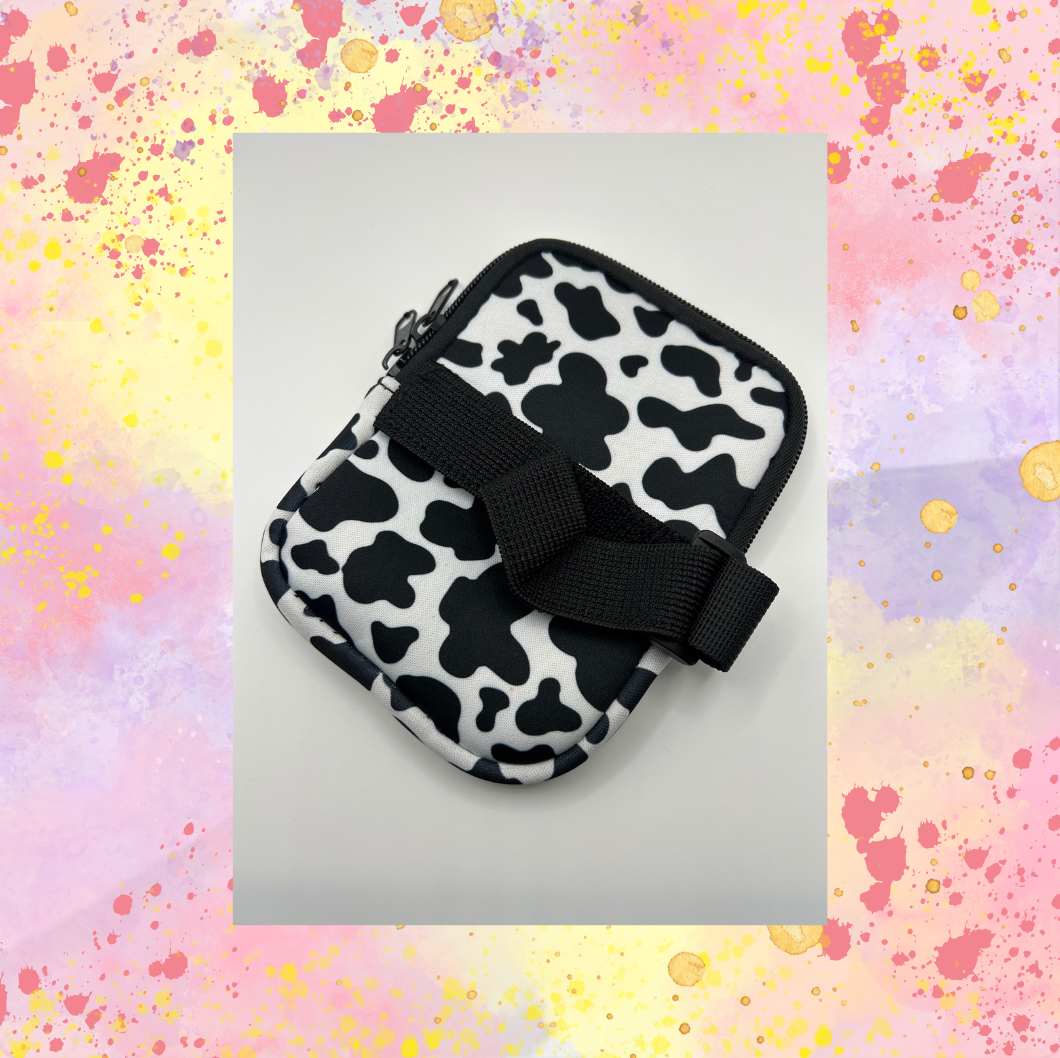 Cow Print Carry All Pouch For Tumblers