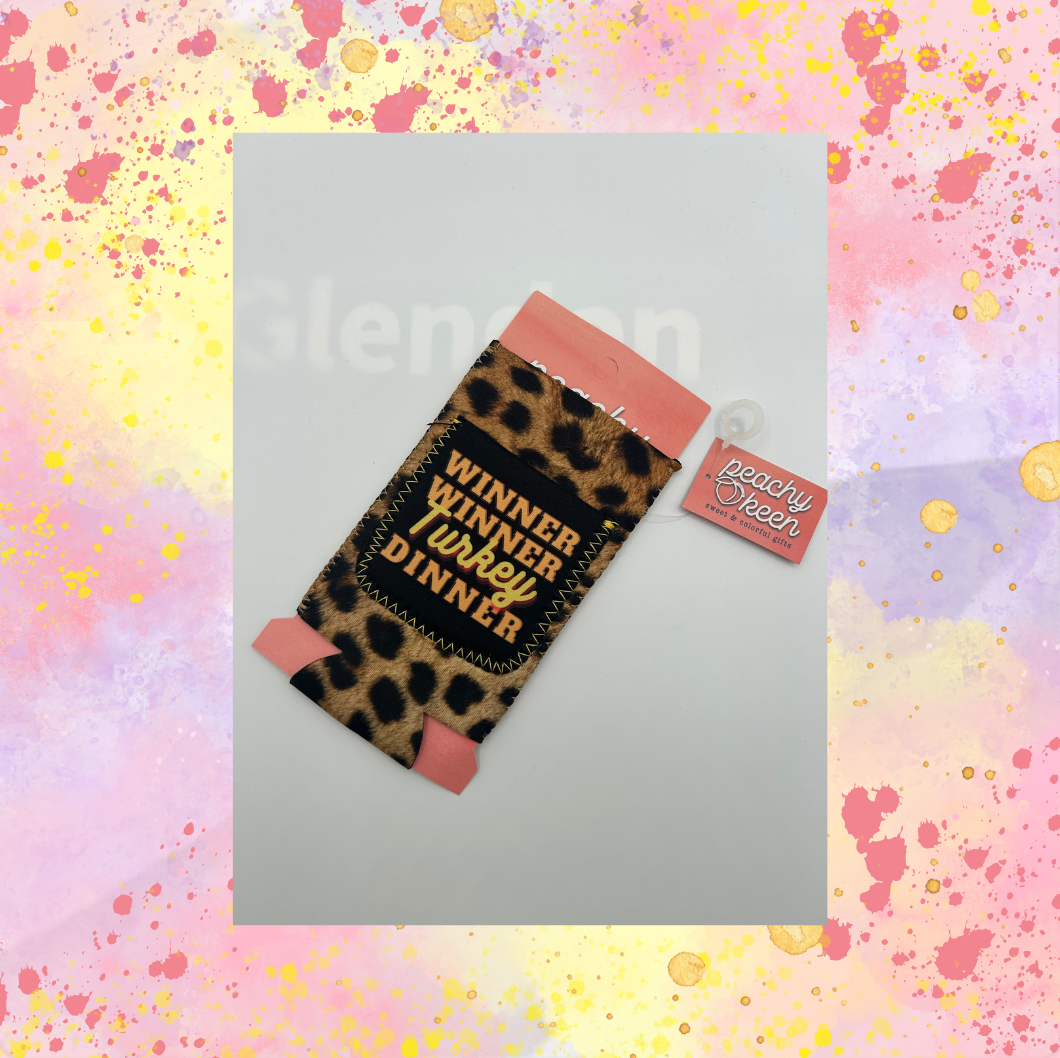 Winner Winner Turkey Dinner Slim Can Holder