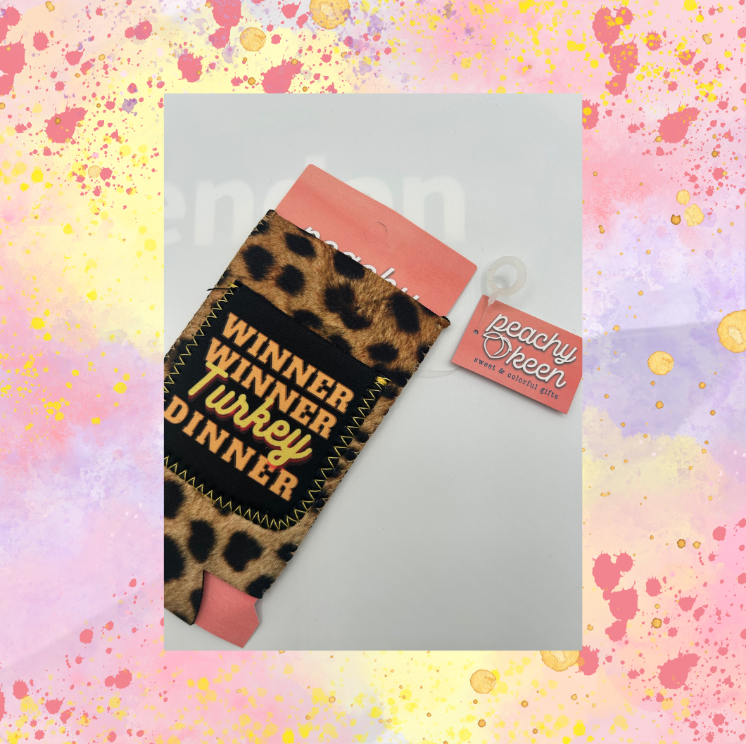 Winner Winner Turkey Dinner Slim Can Holder