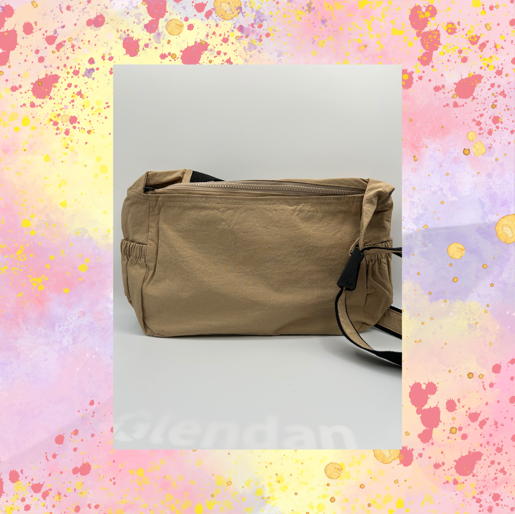Khaki Daytime Crossbody Tote Bag/Purse