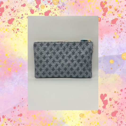 Classic Light Blue Wristlet - strap in pouch