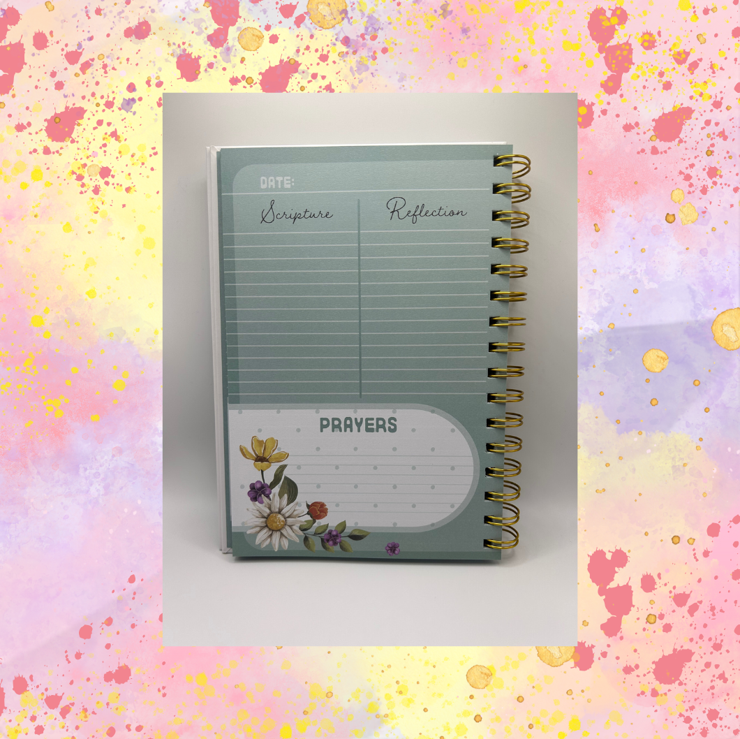 Prayer, Goals, and Reflection Notebook