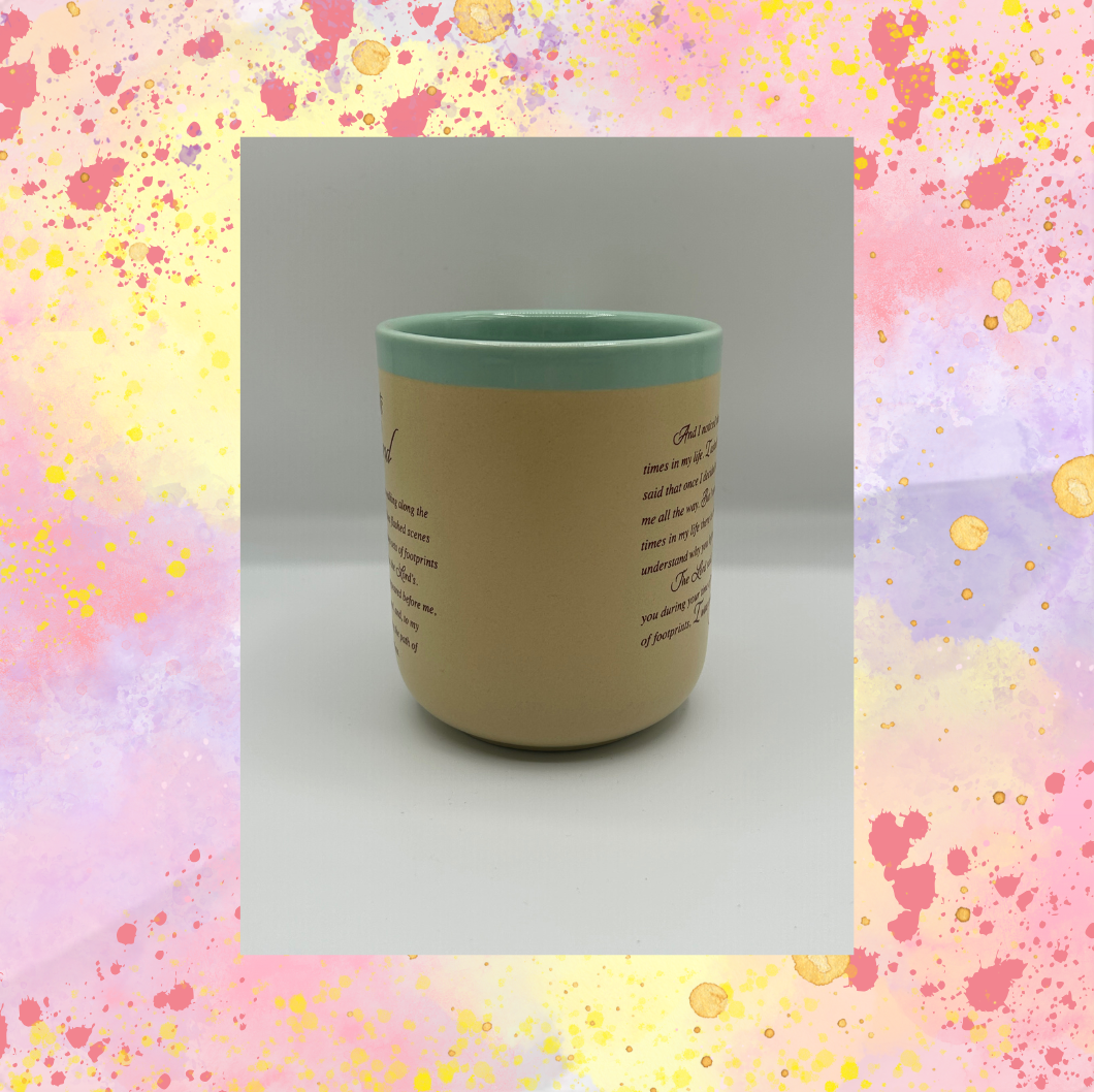 Footprints In The Sand Coffee Mug