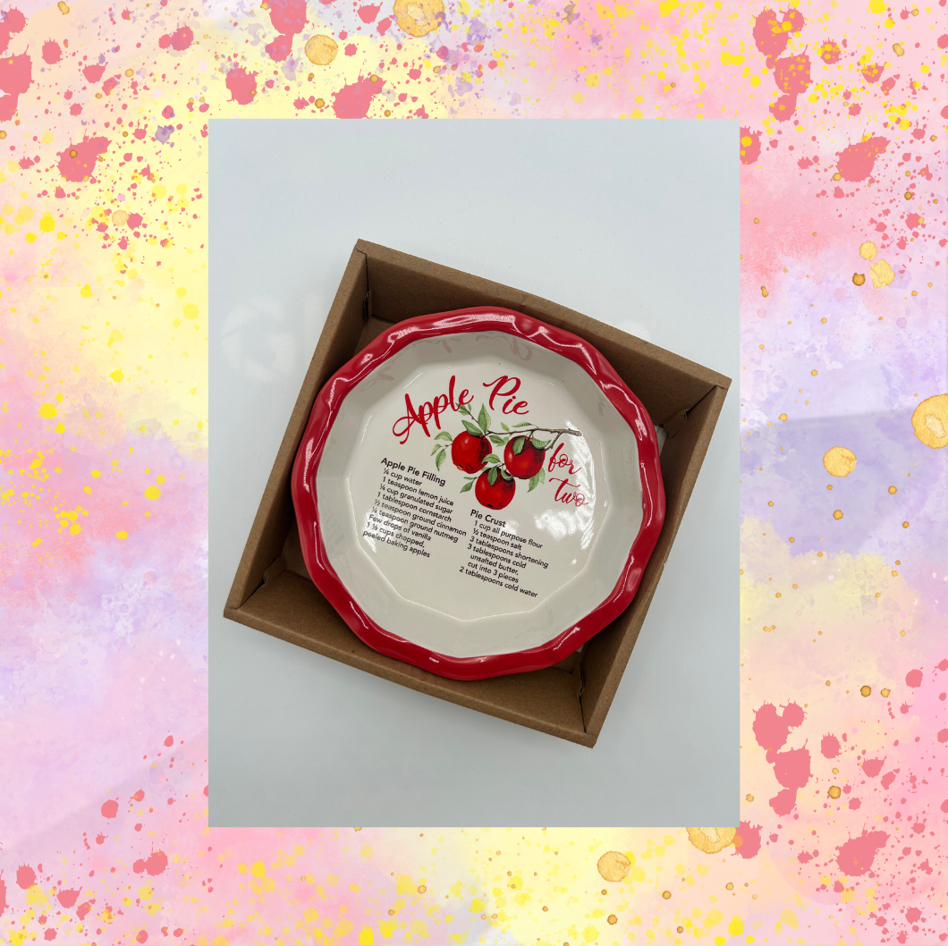 Mini Apple Pie Plate