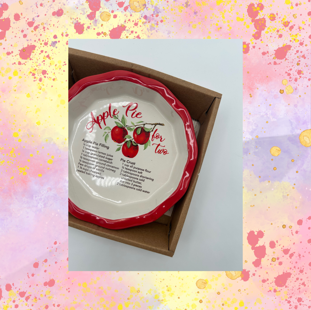 Mini Apple Pie Plate