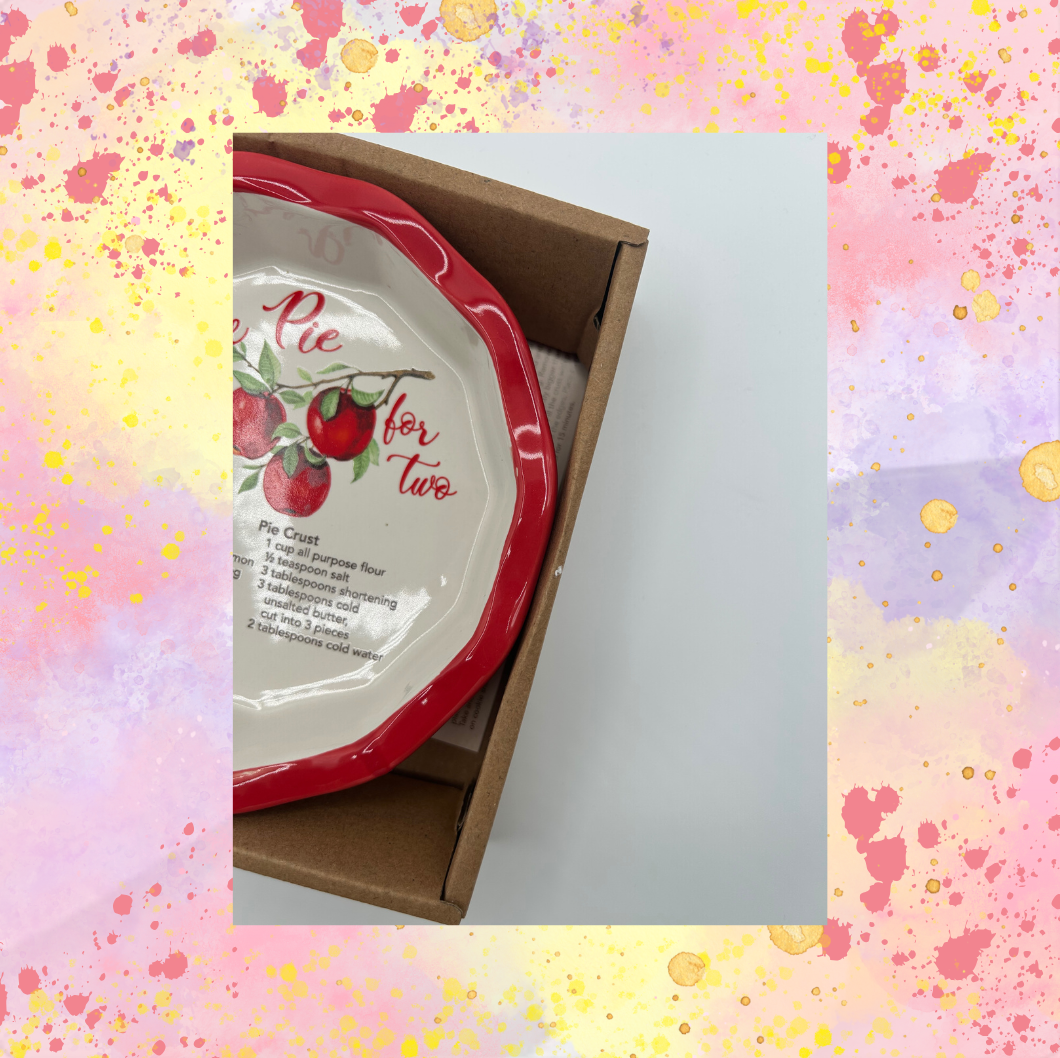 Mini Apple Pie Plate